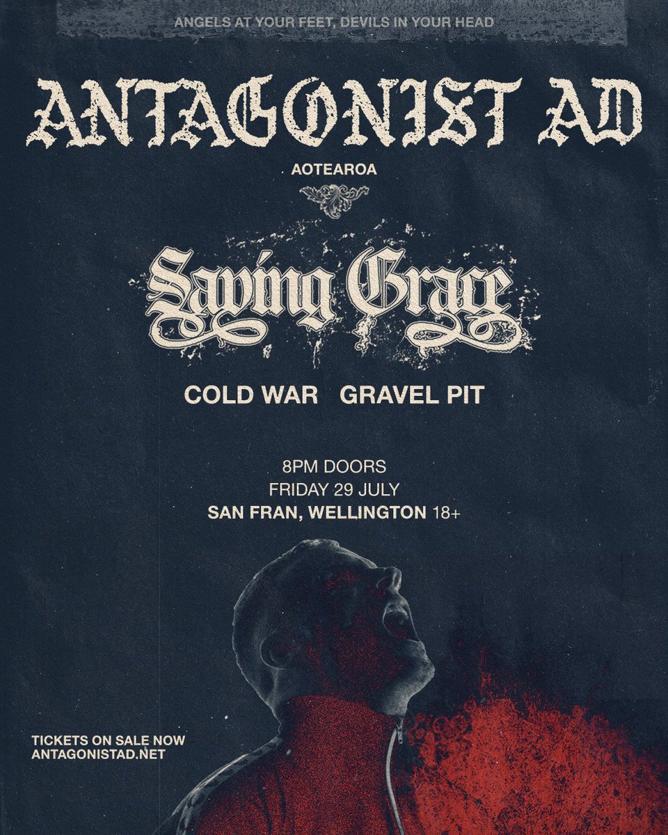 WELLINGTON! Tickets on sale now: antagonistad.net/WGN