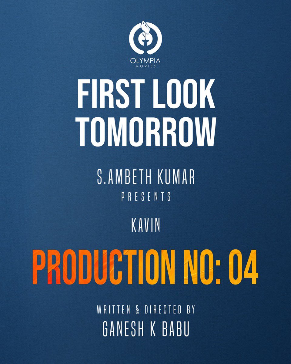 ganeshkbabu's tweet photo. Tomorrow is the day🔥
@OlympiaMovies @ambethkumarmla @Kavin_m_0431 @aparnaDasss @APVMaran https://t.co/euVmC0j0hW