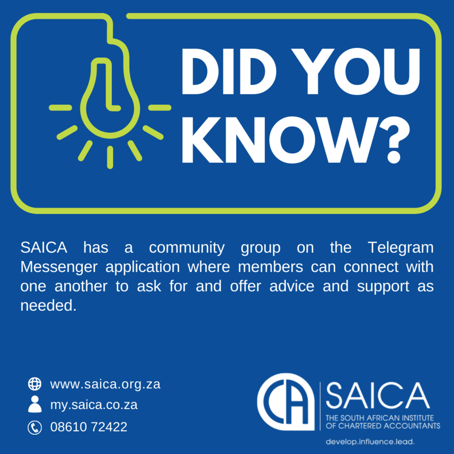 Saica on twitter saica invites members to join the saica telegram