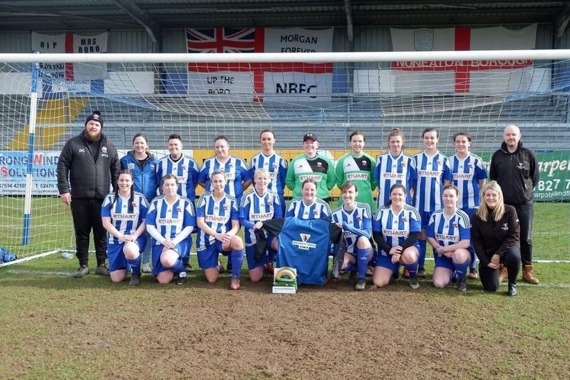 We've donated a defibrillator to <a href="/NuneatonBoroFC/">Nuneaton Borough FC</a> after a player had to leave the pitch in an ambulance.

Two of our team, <a href="/mariewilkes247/">Marie Wilkes</a> and Ryan, spotted a crowdfunding for the much-needed equipment. Recently, they went to watch a match and meet the very grateful team 👇