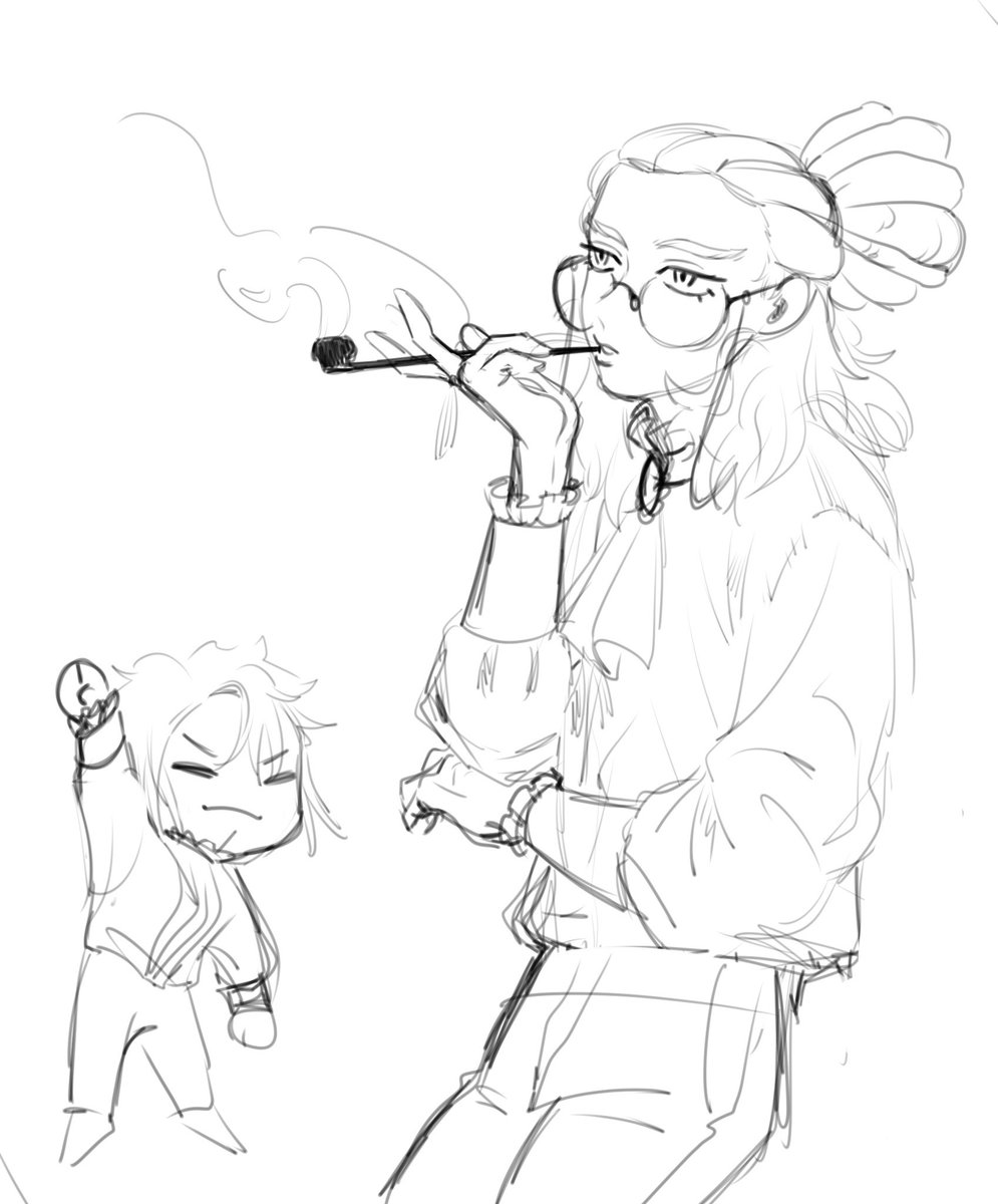 yeah it’s again vampire au enki