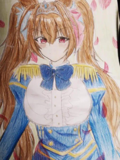 部活の後輩ちゃんから誕生日ですよね?ってダスカの絵を貰ったんだけど、誕生日来月だし、俺より上手くて泣いた。 