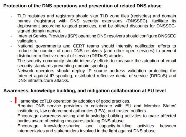 abuse_ch's tweet image. The European Commission 🇪🇺 has published a study on DNS abuse along with recommendations on how to battle abuse and strengthen security in the DNS eco system 🛡️ Some recommendations indeed sound very promising 👍

👉 op.europa.eu/en/publication…