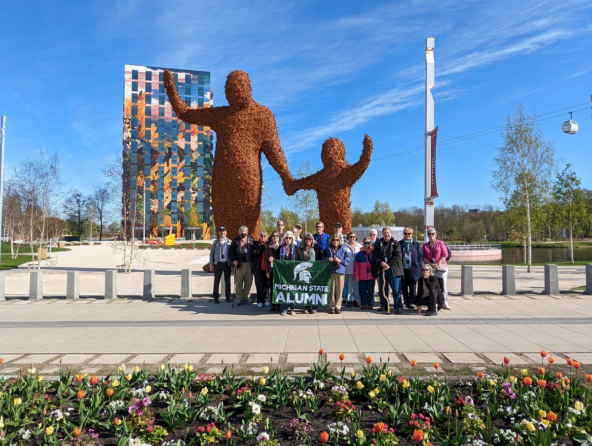 prather_alan's tweet photo. @michiganstateu #Spartans on the Dutch Waterways cruise at #Floriade the #Hague, and our #SpartanPathways reception. https://t.co/qpgAN3Mm17
