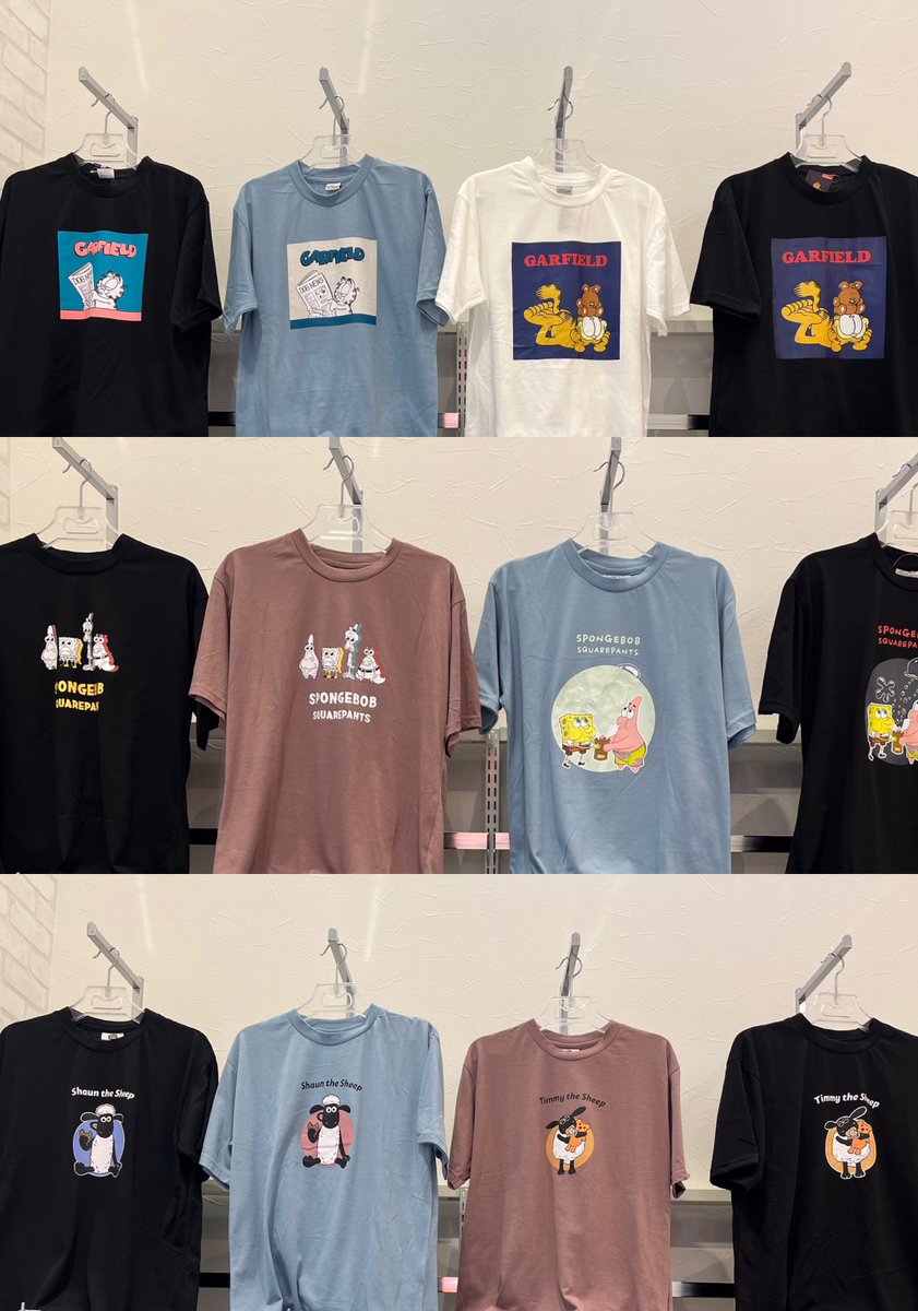 大人気「コラボTシャツ」に12デザインの新作が仲間入りしました