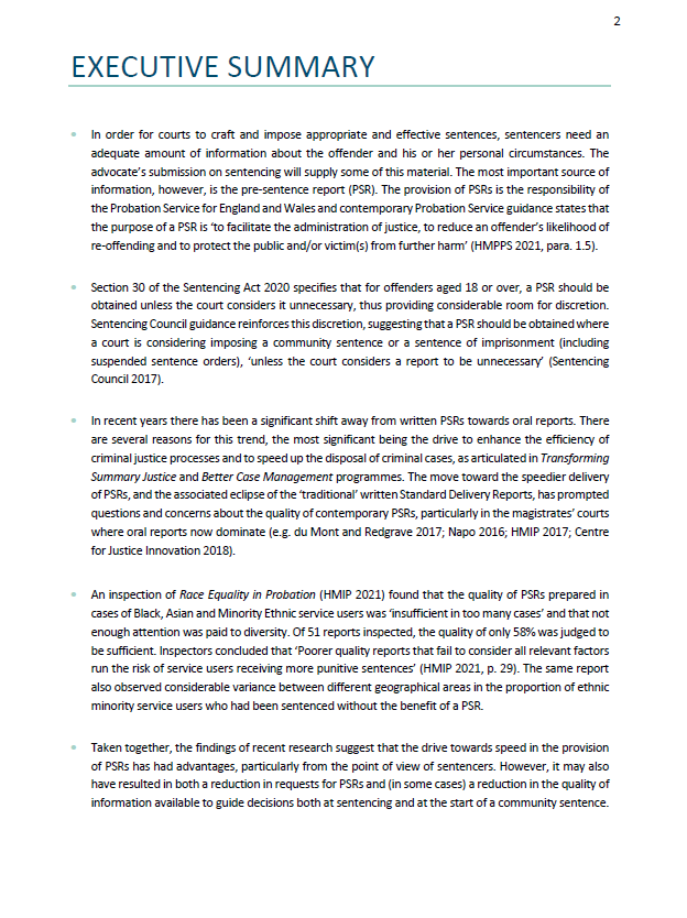 SentencingAcad's tweet photo. With the number of Pre-Sentence Reports declining in recent years, and a move towards the greater use of oral reports, our latest paper - by Professor Gwen Robinson @lawsheffield - examines the key developments in this area.

The report is available here: https://t.co/v8viFTUtjg https://t.co/CUJrlg948M