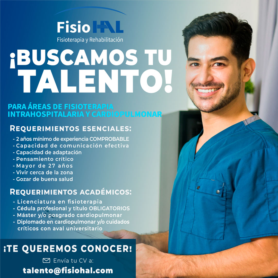 fisiohal's tweet photo. Ser un profesional de la salud requiere una profunda vocación de servir a otros. Nos mueve sanar integralmente el dolor de nuestros pacientes. Si esto también te mueve a ti ¡Te estamos buscando! Contáctanos. #empleo #fisiohal  #fisioterapia #rehabilitacion #sanareldolorhumano https://t.co/2R3EQbgMaj
