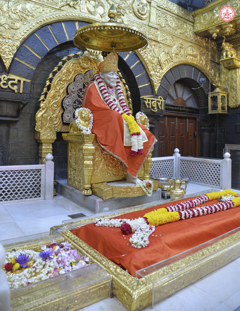 SSSTShirdi's tweet photo. *!! ॐ साई राम !!*
*श्री साईबाबा संस्थान विश्वस्त व्यवस्था,शिर्डी*
*!! ॐ Sai Ram !!*
*Shri Saibaba Sansthan Trust, Shirdi*
*आरती :- माध्यान्ह आरती*
 *बुधवार २० एप्रिल २०२२*     
*Aarti : - Madhyan Aarti* 
*Wednesday 20 April 2022* https://t.co/lbO0JtPZF5