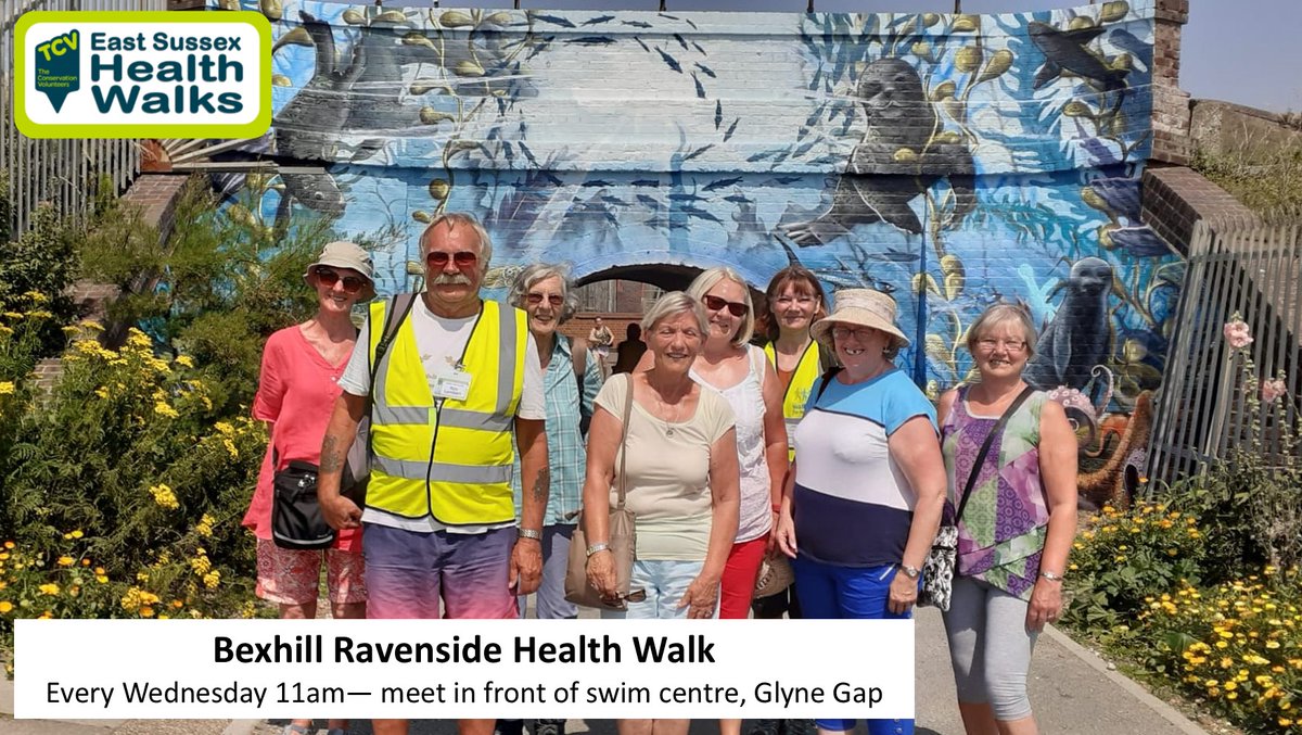 ESHealthWalks's tweet photo. Every Weds morning - join us for a free one hour walk from #Ravenside #Bexhill. No need to book, just pop along.
#rotherhealthwalks @ActiveRother #rothershortwalks #walkforhealth https://t.co/YfPh0YtR1a