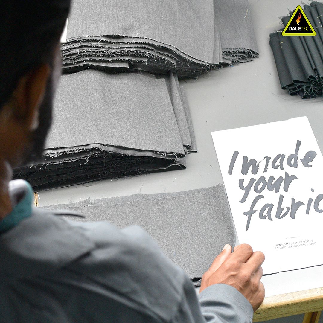 Daletec supports the Fashion Revolution campaign, which focuses on transparency.

Let's join the cause #FashionRevolutionWeek  to encourage transparency and give our full support to the #WhoMadeMyFabric campaign.

#FashionRevolutionWeek #Daletec #Responsible  #production #FR