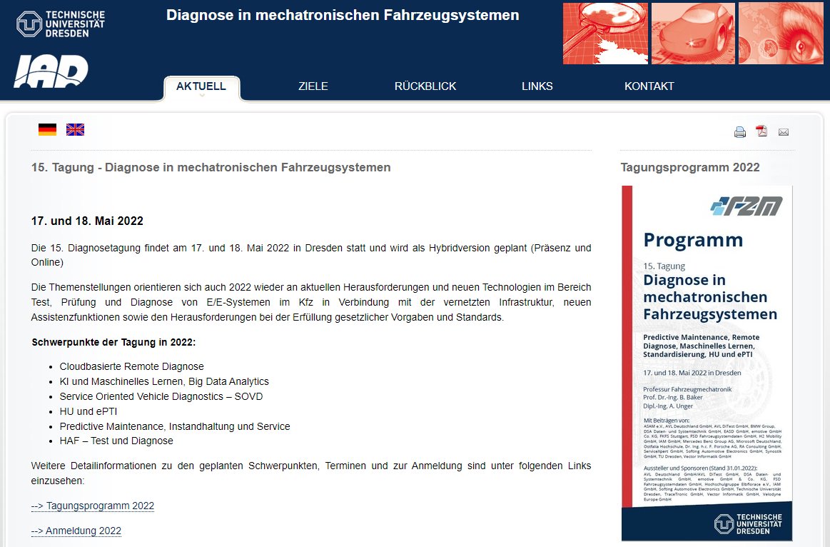Jens4PandPM's tweet photo. P&amp;PM ist Aussteller auf der Tagung "Diagnose in mechatronischen Fahrzeugsystemen" | 17. und 18. Mai 2022 | Dresden

https://t.co/cwNwG7nfOl https://t.co/6HjcpybLF7
