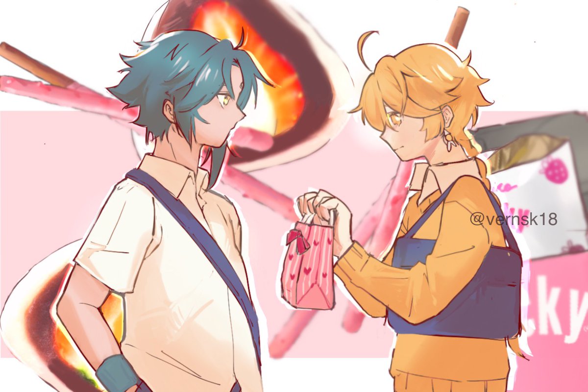 wenvern_18's tweet photo. our @xiaoaetherbang posting is finally up! Please go read https://t.co/f8KSUbVPLx

written by the talented @anemolatte and artwork by me and @Muiplum https://t.co/PpF8q16mSL