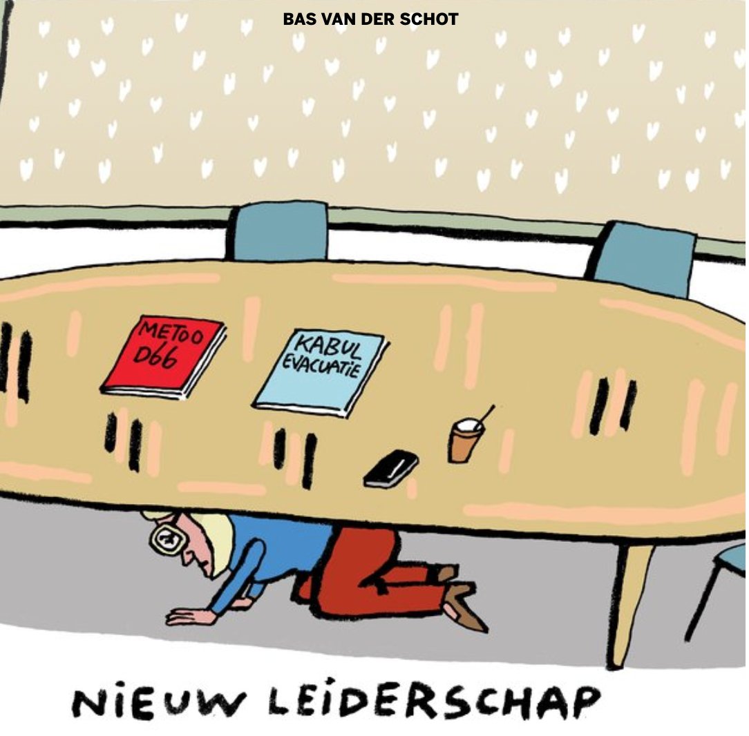 Nee een #heks hoef je haar niet te noemen, maar wat een zeldzaam empathie-loze politicus, zelfs naar #D66-normen. Treffend plaatje, Bas!