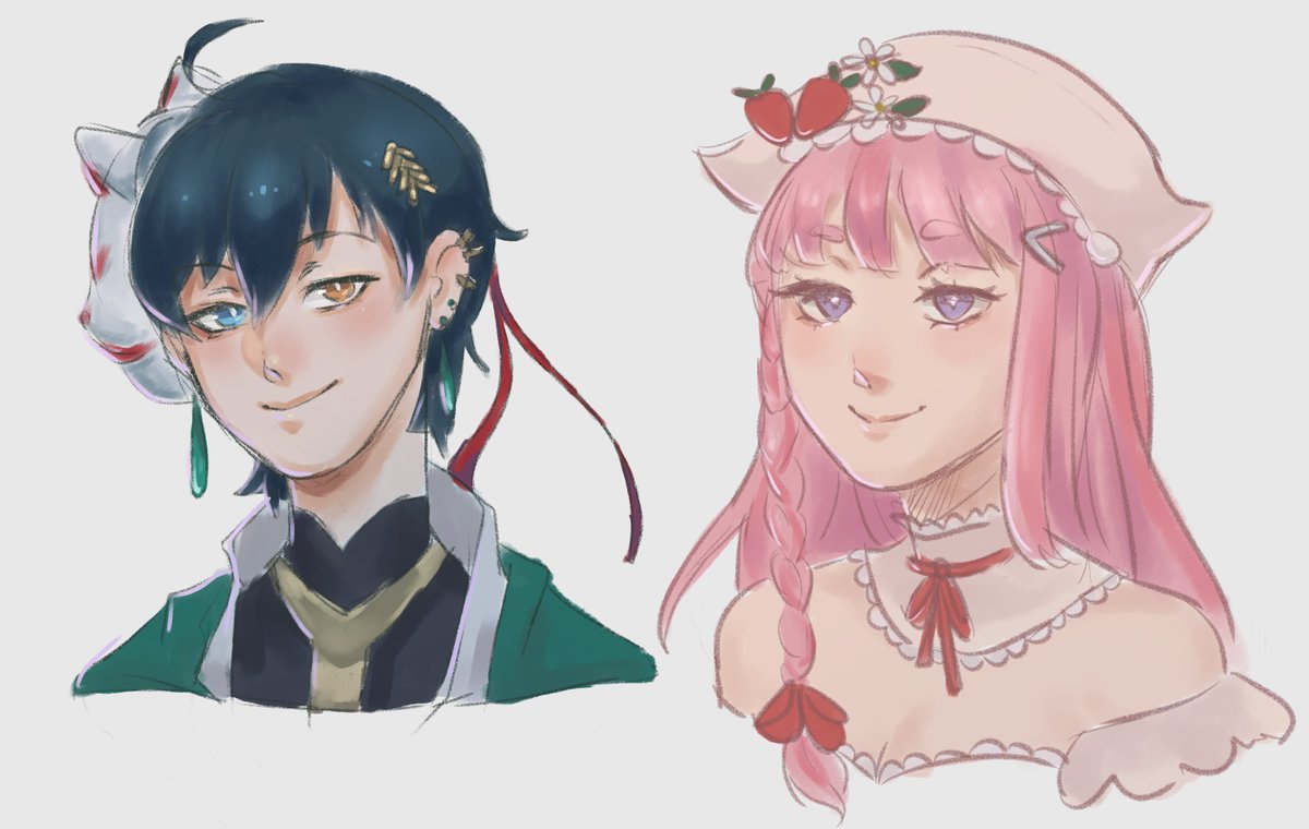 cloudburstvt's tweet image. tonight's art stream was so fun!! thank you everyone that requested &amp;amp; dropped by to chat💚 thanks a ton to @maehxmVT for the raid! i love drawing so much and doing it with company is always an absolute blast.