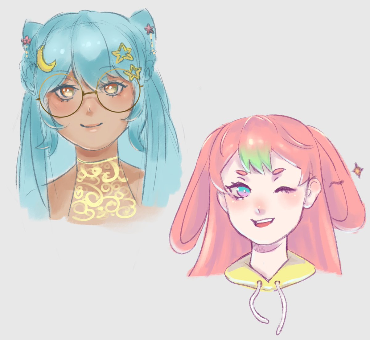 cloudburstvt's tweet image. tonight's art stream was so fun!! thank you everyone that requested &amp;amp; dropped by to chat💚 thanks a ton to @maehxmVT for the raid! i love drawing so much and doing it with company is always an absolute blast.