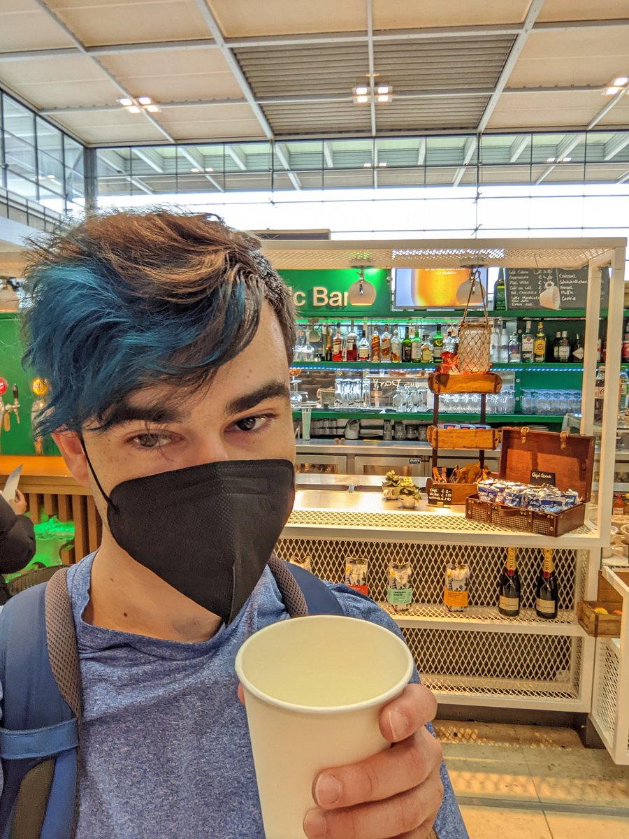 Gratis water acquired at BER, although I did get a funny look as the clerk replied "tap water?"