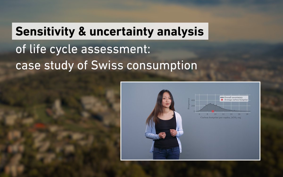ETHZ_ESD's tweet image. If you want to learn more about #uncertainty and #globalsensitivityanalysis in life cycle assessment (#lca), check out the research of Aleksandra Kim, in her joint PhD between ESD and the Paul Scherrer Institut (@psich_en).

Watch her short video here: bit.ly/38I18FB