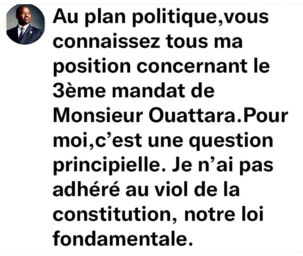 Guillaume K. Soro tweet media