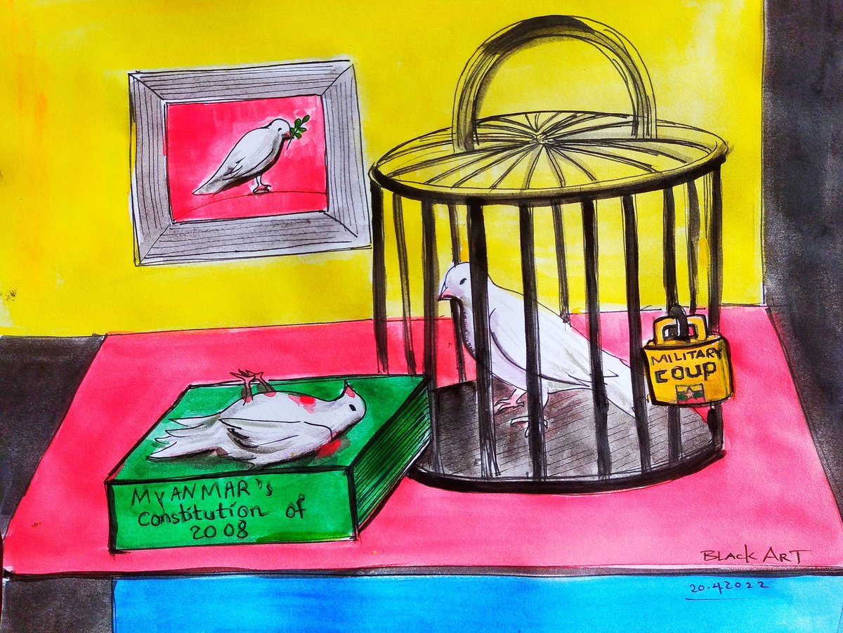 BlackARTart's tweet photo. Myanmar https://t.co/JCsGtqHeoX