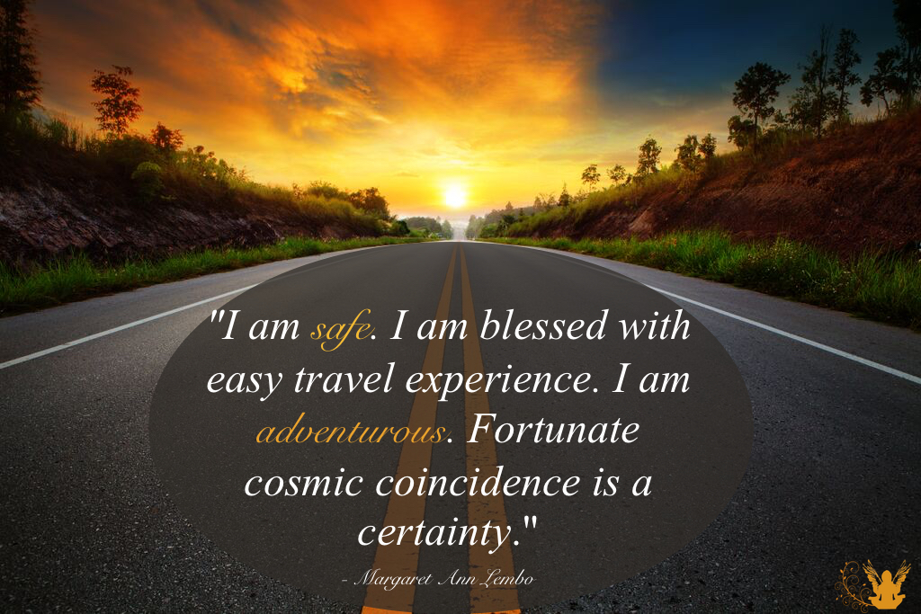 Fortunate cosmic coincidence is a certainty. 
#adventure #travel #affirmation #IAmSafe #quotesworthsharing