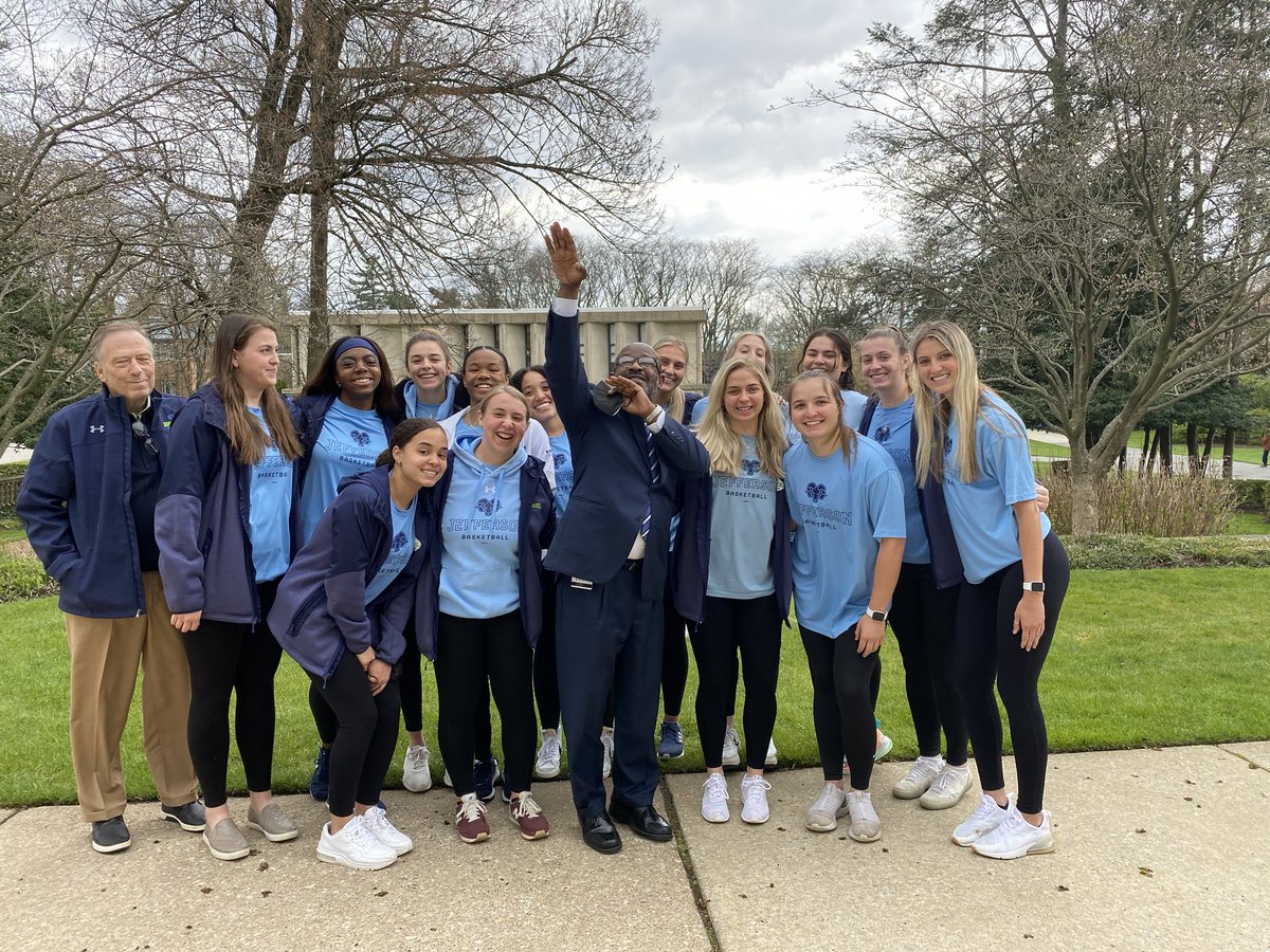 Had to show the team my shooting form…they encouraged me to keep my day job.