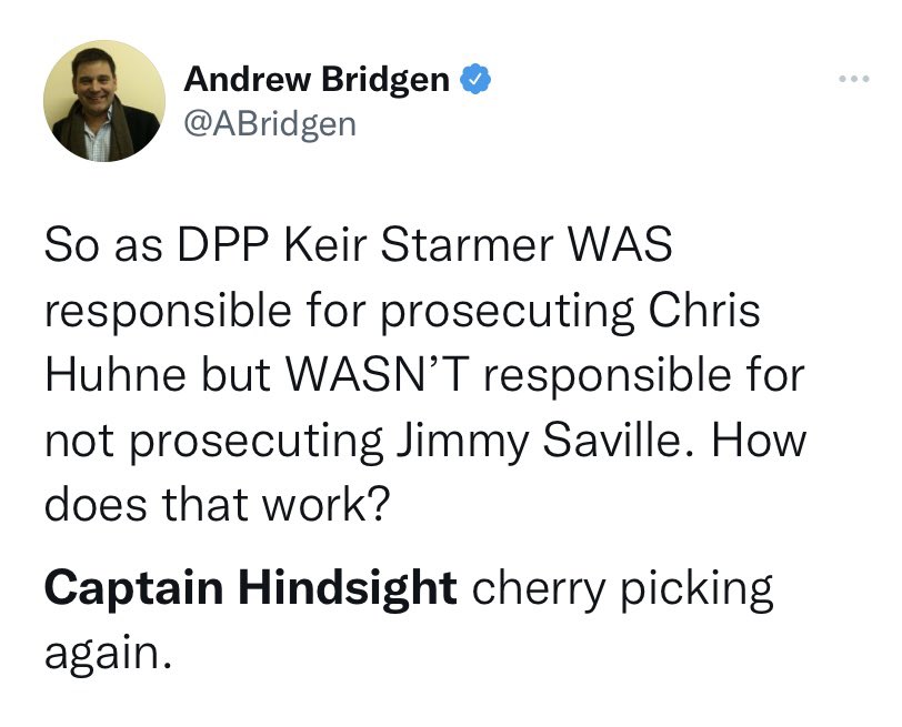 nazirafzal's tweet photo. Let me explain
As Savile wasn’t escalated to him, Starmer introduced new policy to ensure all high profile cases were escalated to him so such mistakes couldn’t reoccur - hence his “prosecuting” Huhne

It’s called fixing a problem he inherited

Ps:didn’t you lie on oath recently? https://t.co/j7fu2vdawZ