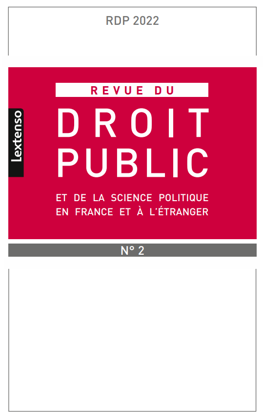L'IDP vous propose la lecture d'un article de droit constitutionnel de <a href="/MauriceAhlidja/">Maurice Ahlidja</a> intitulé "L'article 15 de la Déclaration des droits de l'homme et du citoyen dans la jurisprudence constitutionnelle : enfin de l'ombre à la lumière ?" dans le numéro de mars 2022 de la RDP.
