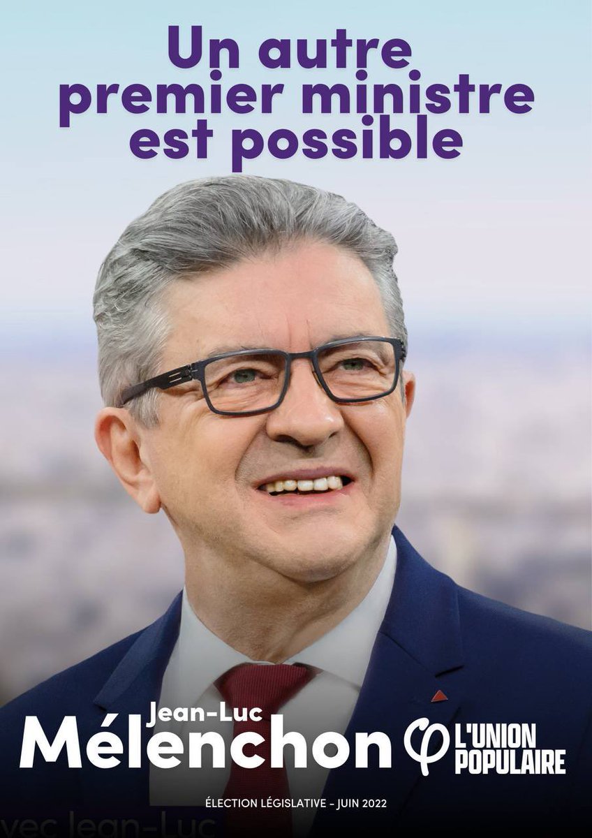 Convainquons ! Votons ! Gagnons ! 
12 et 19 avril 2022 

#JeanLucMelenchon #Melenchon1erMinistre #MelenchonBFMTV #UnionPopulaire #FolloForFolloBackInsoumis