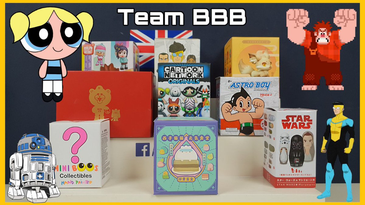 TeamBBB123's tweet photo. LOTS AND LOTS OF MYSTERY BOXES!
https://t.co/h6cTdeA8nD
We havent opened a load of boxes for a while, so lets do that 2day! :D
#Blindboxopening #MysteryBlindBoxes #SurpriseBoxes #KikaGoods #AstroBoy #CartoonNetwork #StarWars #TYMiniBoos @TitanMerch @KikaGoods https://t.co/h8qTXy7WrU