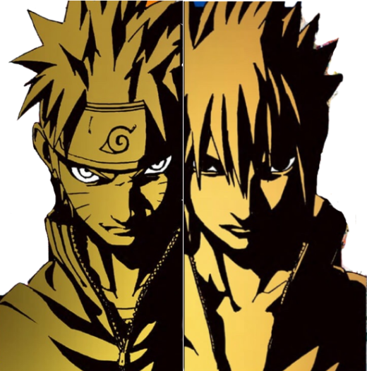 hourly narusasu on Twitter "Naruto and Sasuke illustrated by kishimoto