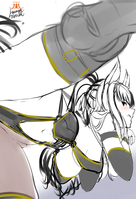 アヌビス娘 Ver4 ( term69 )制作中

#オリジナル #獣耳 