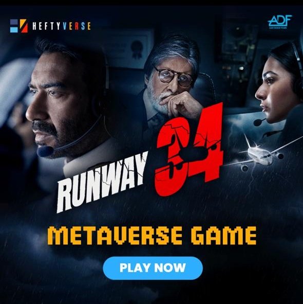 VinodAjay5's tweet photo. #Runway34Game@ajaydevgn believes that the future of #entertainment is the #Metaverse
We are proud to announce the launch of the #runway34game exclusively on our website available to experience in mobile and desktop
@ajaydevgn https://t.co/owat3QNHCp