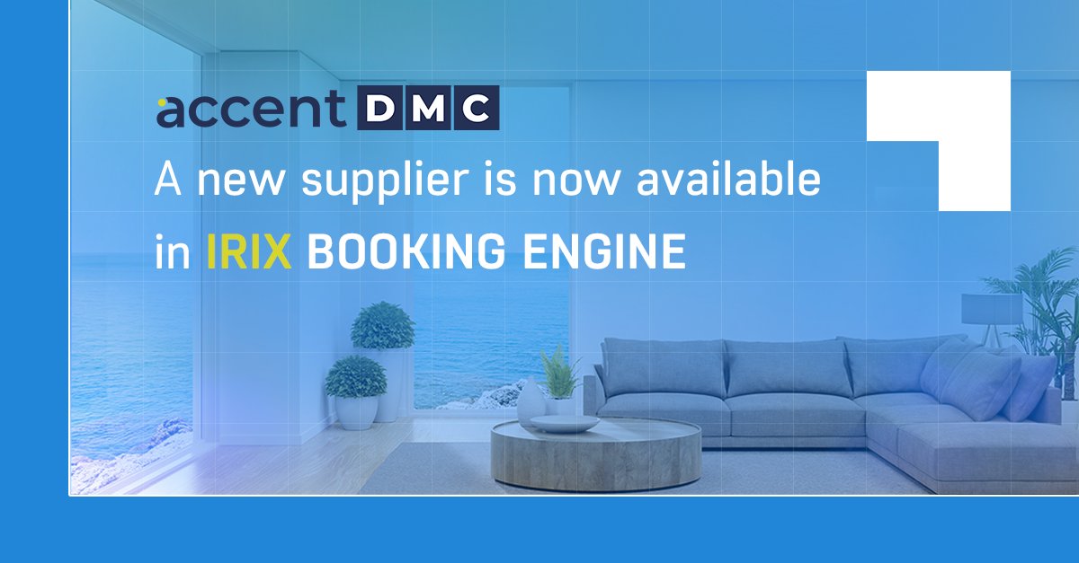 _dcsplus_'s tweet image. We are pleased to announce that, from now on, Accent DMC will distribute its dynamic &amp;amp; static travel content, to all our customers using IRIX – Travel Booking Engine!

#travelindustry #travelbookingengine #traveltechnology