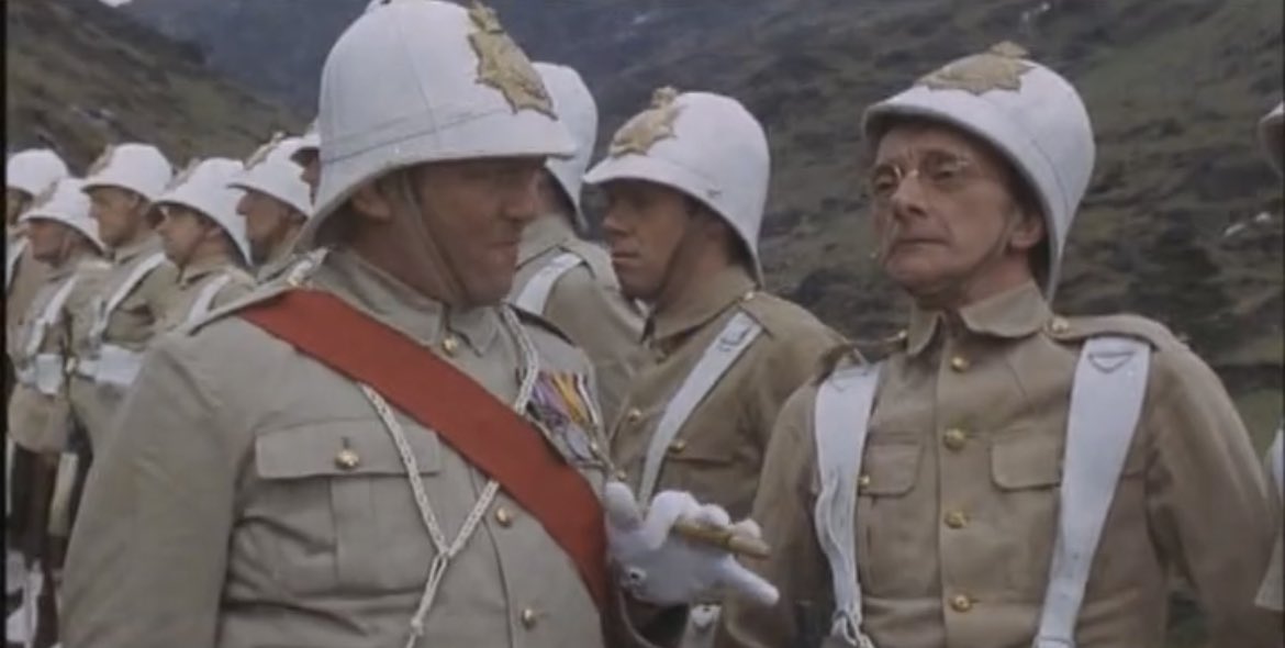 “Oh so you’re cold are you?”

“Perishing, the way the wind whistles up the pass”

#CarryOnUpTheKhyber