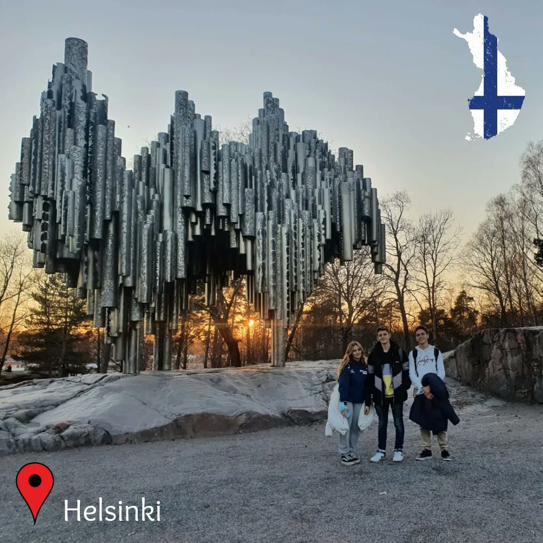 erasmusconserCR's tweet photo. ¡Comienzan las movilidades  de alumnado en nuestra andadura Erasmus+ del @cmarcosredondo 🎶
Primeras horas en Finlandia 🇫🇮 para estudiar durante estas dos próximas semanas en el Conservatorio de Helsinki 🎵. 
@RosanaCLM @educajccm
#erasmus #helsinki #finlandia #suomi #finland https://t.co/6kyXEyeGR7
