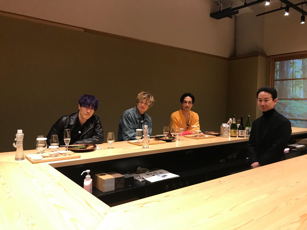 exile_nude's tweet photo. 菊正宗での皆さんです～😆

配信はこちら→https://t.co/Y3KmhAqg1F https://t.co/NEwNTVXkgN