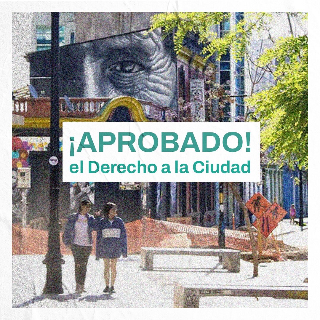 🥳Great news!

✨The #RightToTheCity has been approved in the Constitutional Convention of Chile. 

💜Congratulations to all those who made it possible! 
<a href="/CConstituyente_/">Ciudad Constituyente</a> <a href="/laciudadcomun/">Ciudad Común</a> <a href="/convencioncl/">Chile Convención</a> <a href="/inviuchile/">INVI FAU UChile</a>
#HabitarDigno #HagamosCiudad