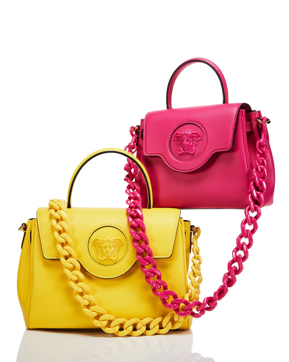 New tonal takes on the #VersaceLaMedusa handbag for #VersaceSS22.

Now at: e-versace.com/women_new_in