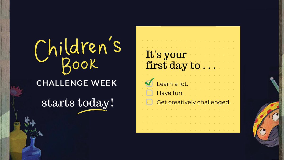 StorytellerAdmy's tweet photo. The day has finally come. ππ
It's Children's Book Challenge Week!
Listen, take notes, ask questions, and enjoy the workshop.
Happy creative week!
#KidLit #SAChallengeWeek https://t.co/BIGiRLvSSm