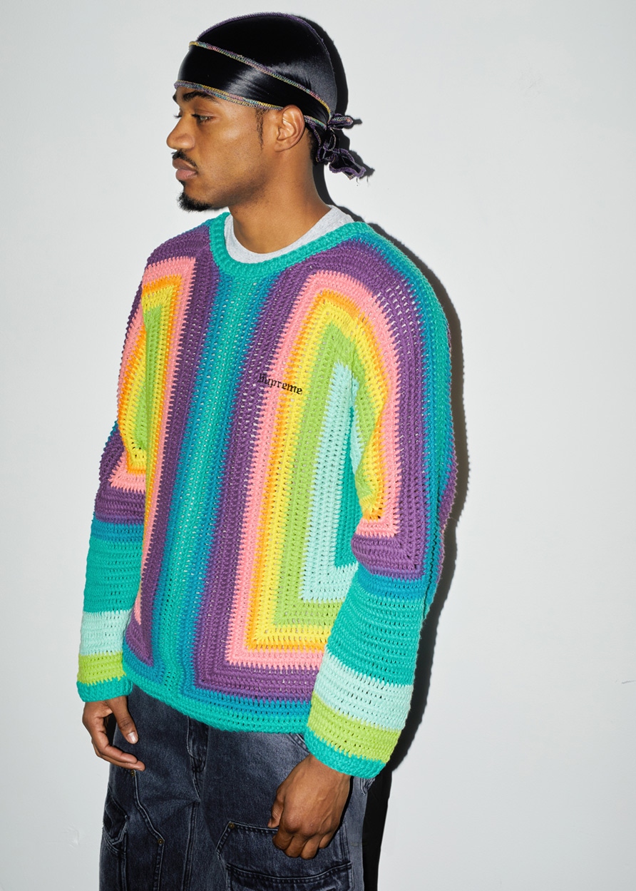 supreme hand crocheted sweater Multi XL ieffnepal.com
