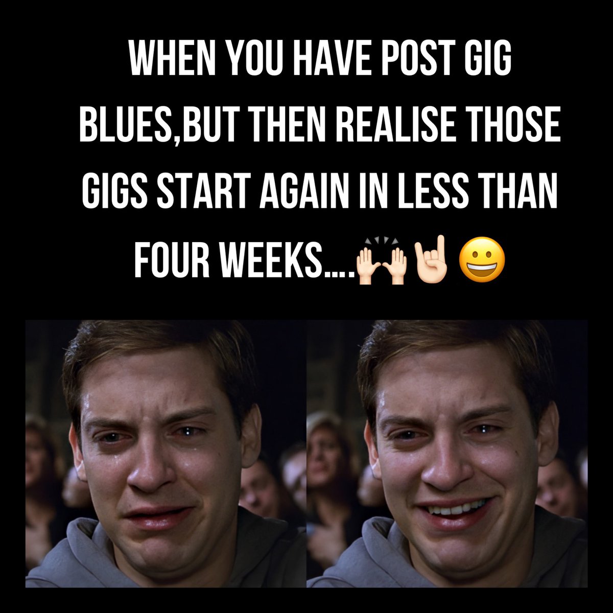 suetowns's tweet image. Me…..today #samefaces ☹️😀@thescript @TheScript_Danny @glenofthepower