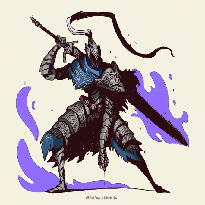 Fan art | Dark Souls - Artorias the Abysswalker

Artist: @lehmannthiago 
