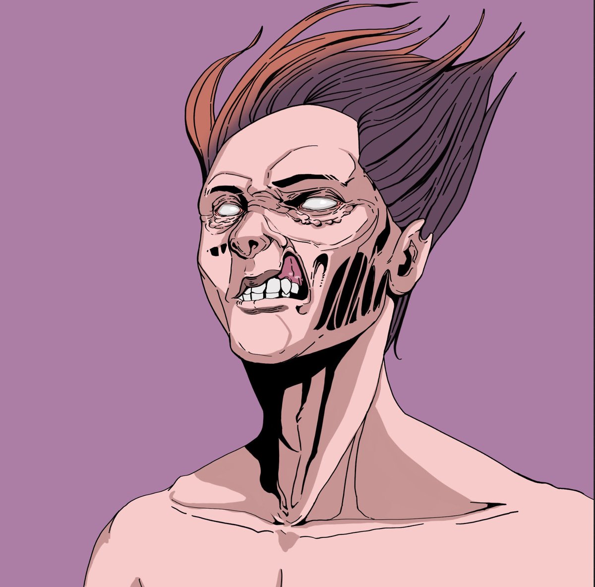 Fan36805166's tweet photo. #nft#nftart#nftcollector #nftcommunity #ethereum #art#artwork#zombie #horrorart #undead https://t.co/2yO5YSMiGo