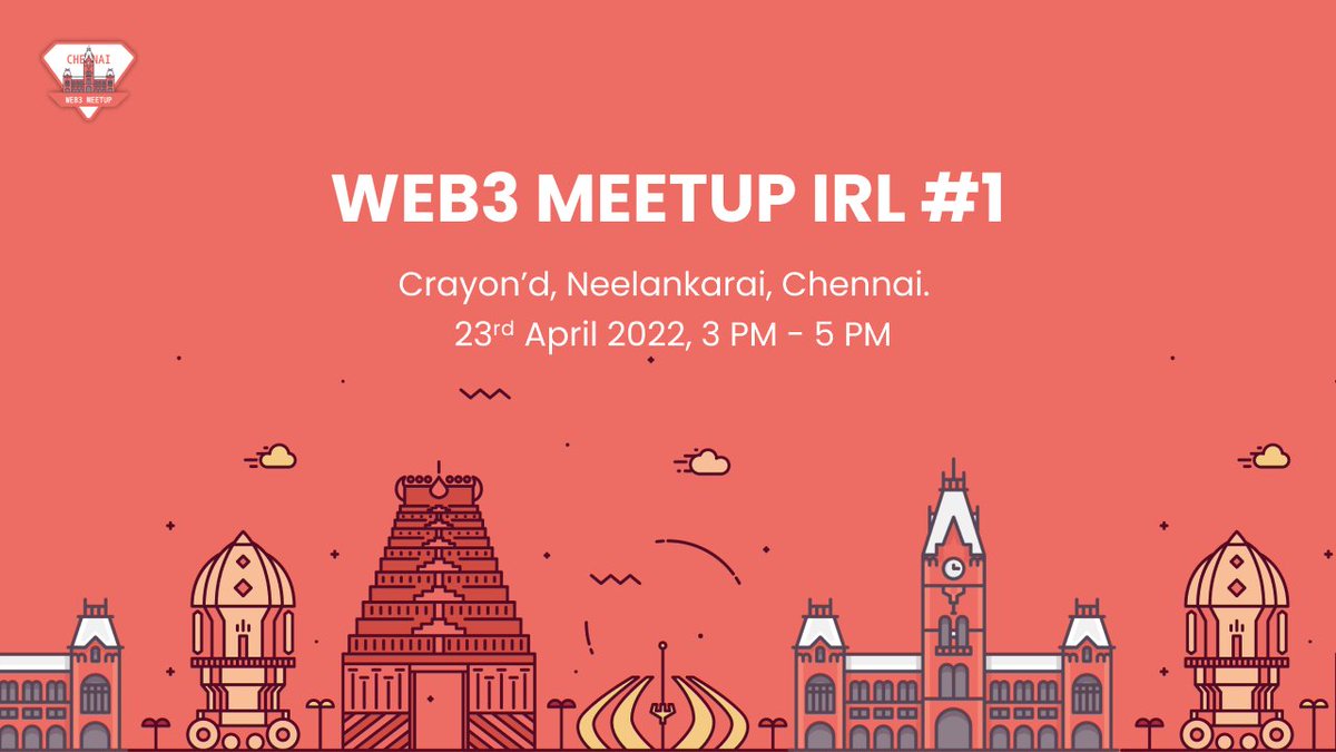 ChaalPritam's tweet image. Join us for the much awaited Chennai Web3 Meetup
meetup.com/chennai-web3-m…
#Web3 #web3community #developerscommunity #Meetup