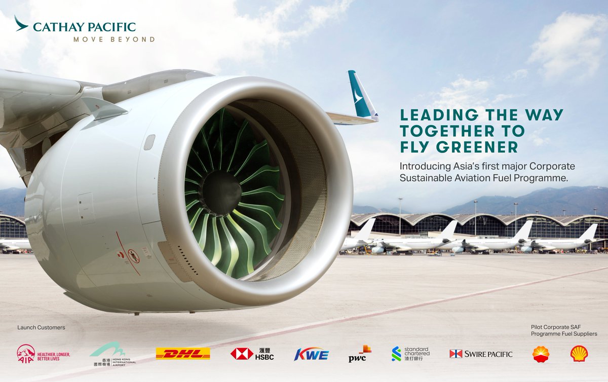 We’re proud to announce the launch of Asia’s first major Corporate Sustainable Aviation Fuel (SAF) Programme. This programme has been one of our initiatives to make SAF account for 10% of our total fuel usage by 2030.