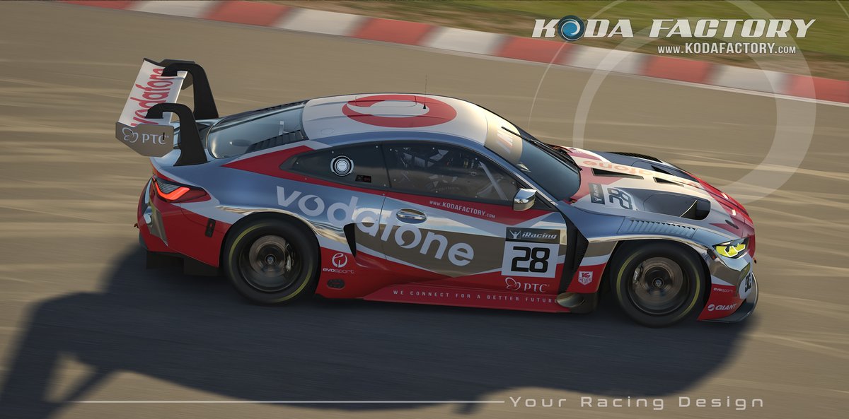 One of the 100+ currently available skins on Patreon:  patreon.com/kodafactory  #iRacing #rFactor2 #kodafactory #kodasimracingdesign