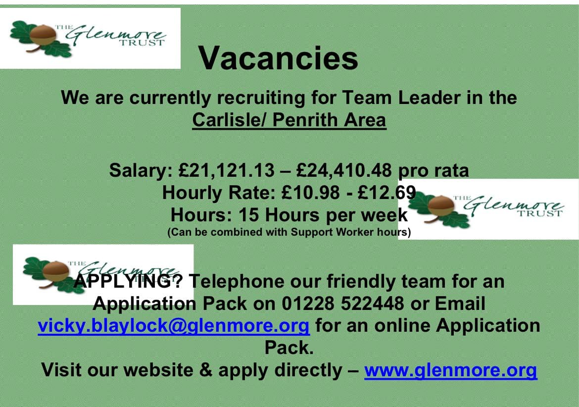 #opportunities #new #Career #teamleader <a href="/GlenmoreTrust/">The Glenmore Trust</a> glenmore.org
