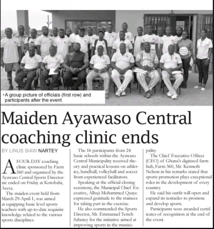 Farm 360  Featured on Both ModernNews Online and the Ghanaian Times Newspaper. It’s such an honour to be recognized by prestigious press houses on our commitment to community development and support.

modernghana.com/news/1149659/m…

#news #NewsUpdate #grateful 
#agribusiness