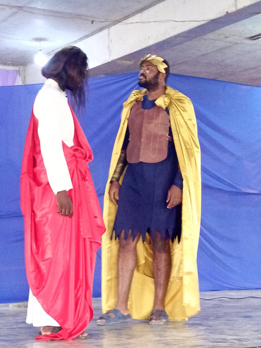 JohnSixtus19's tweet photo. Jesus or Pilate,who is on trial here https://t.co/titoqk1Edc