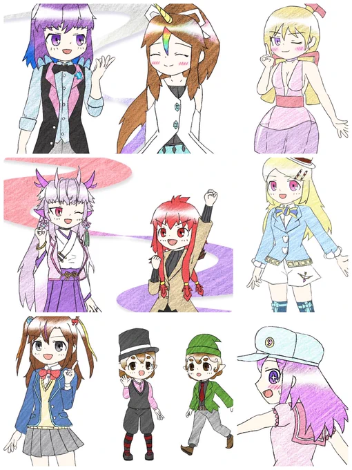 今年描いた絵は全部カラーなのよね
今度はモノクロの描き方を忘れてしまった(?) 